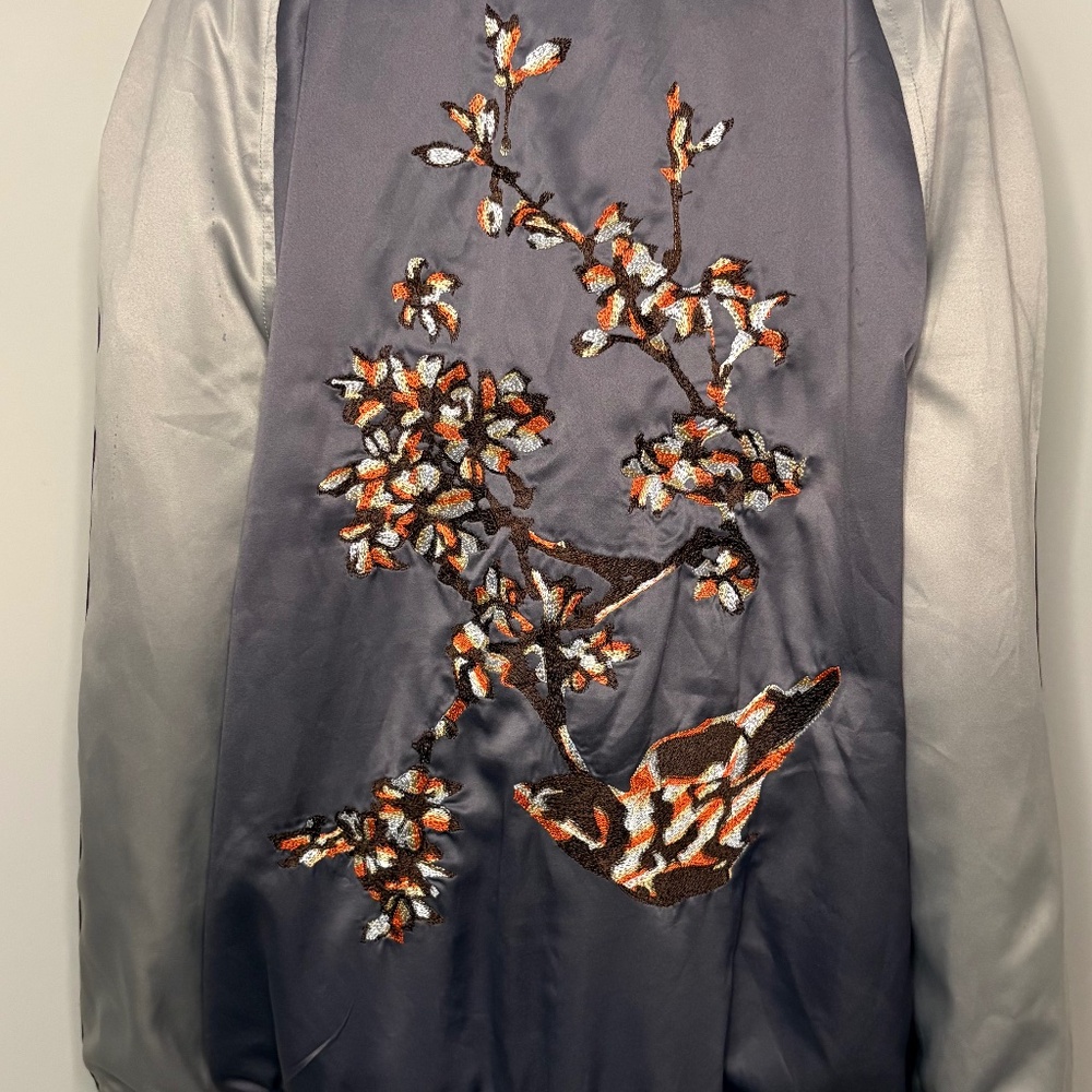 Embroidered Bomber jacket